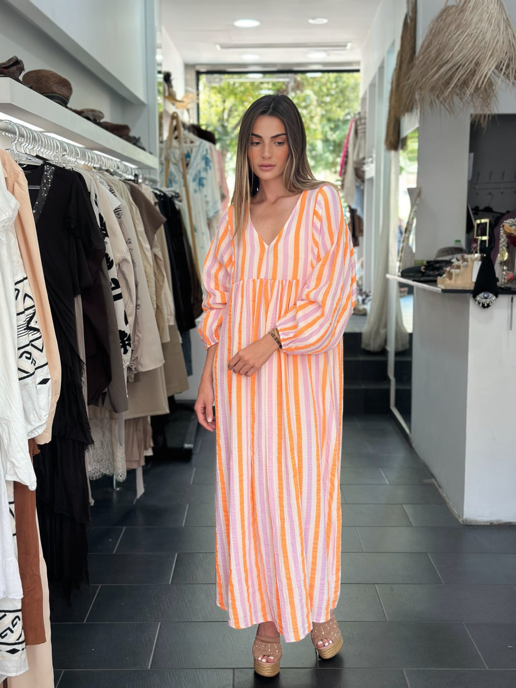 Neon Maxi Dress