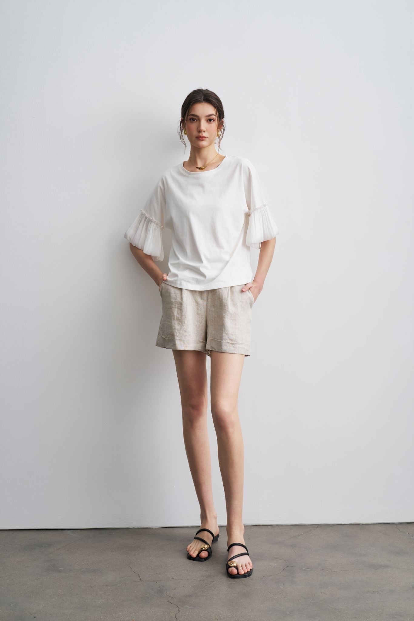 T shirt with details