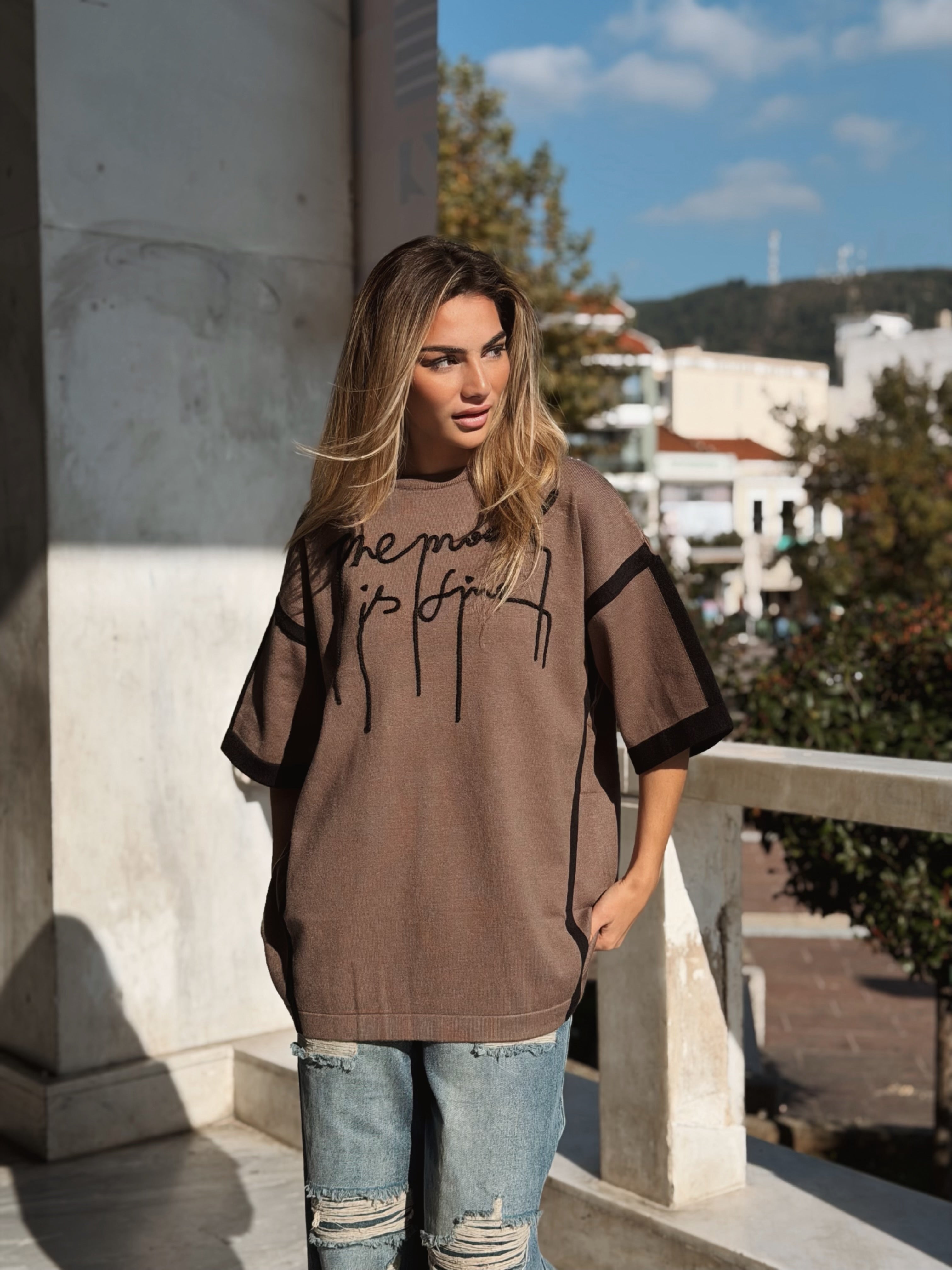 The mood is fine Sweater