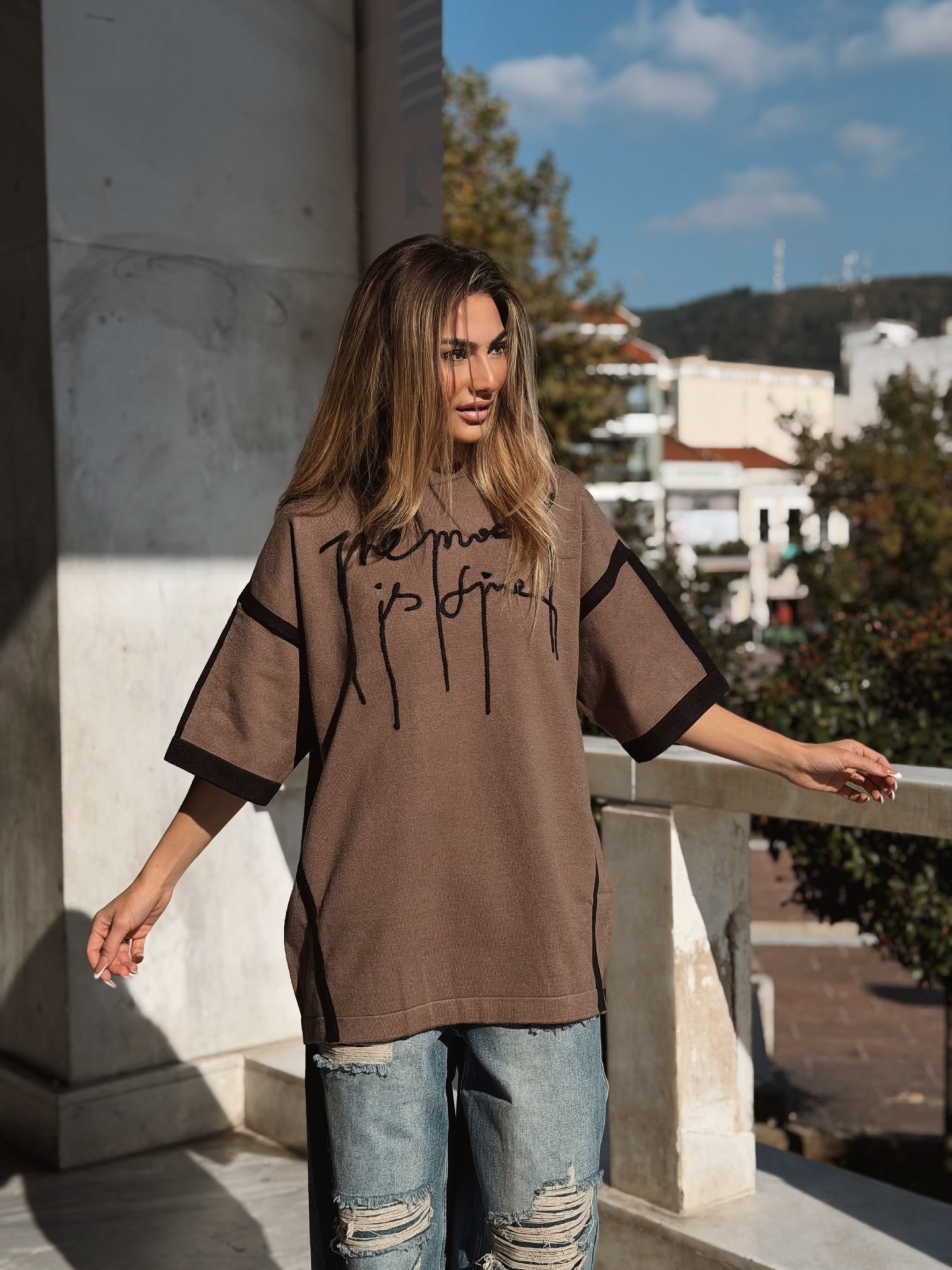 The mood is fine Sweater