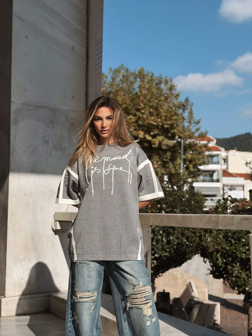 The mood is fine Sweater