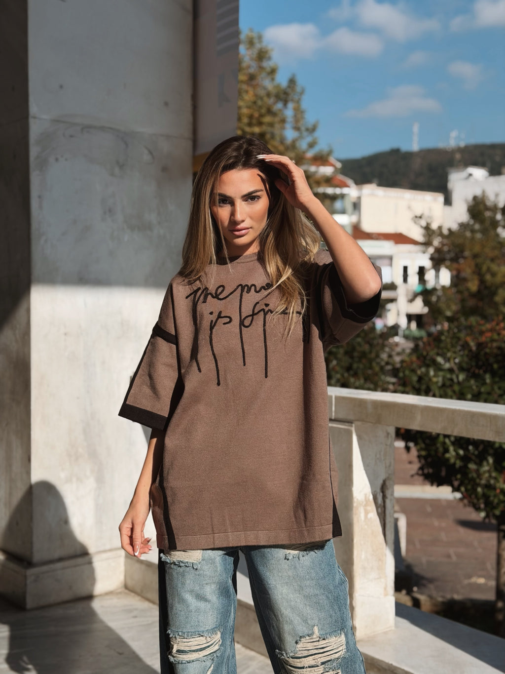 The mood is fine Sweater