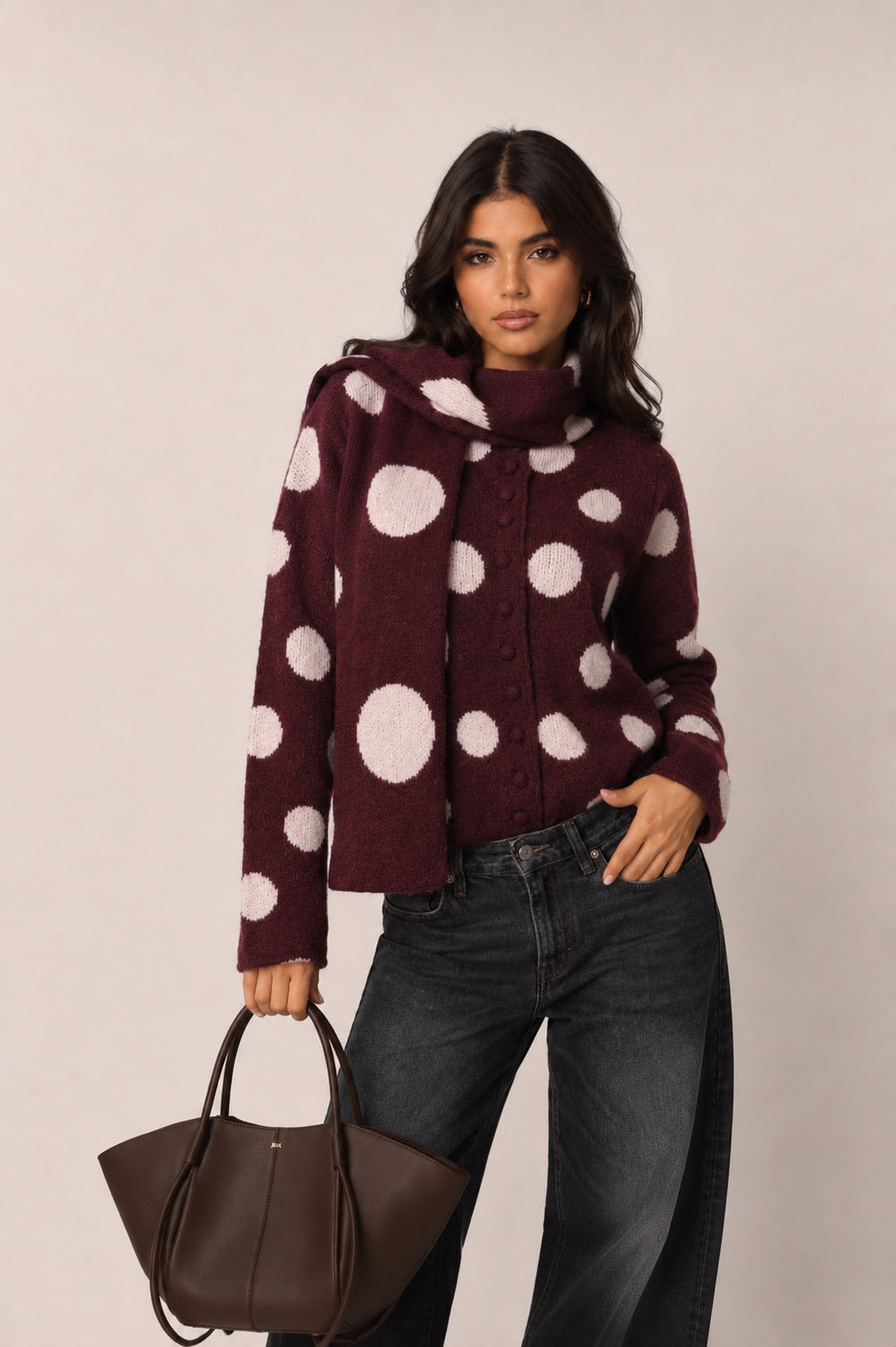 2 piece pullover me scarf