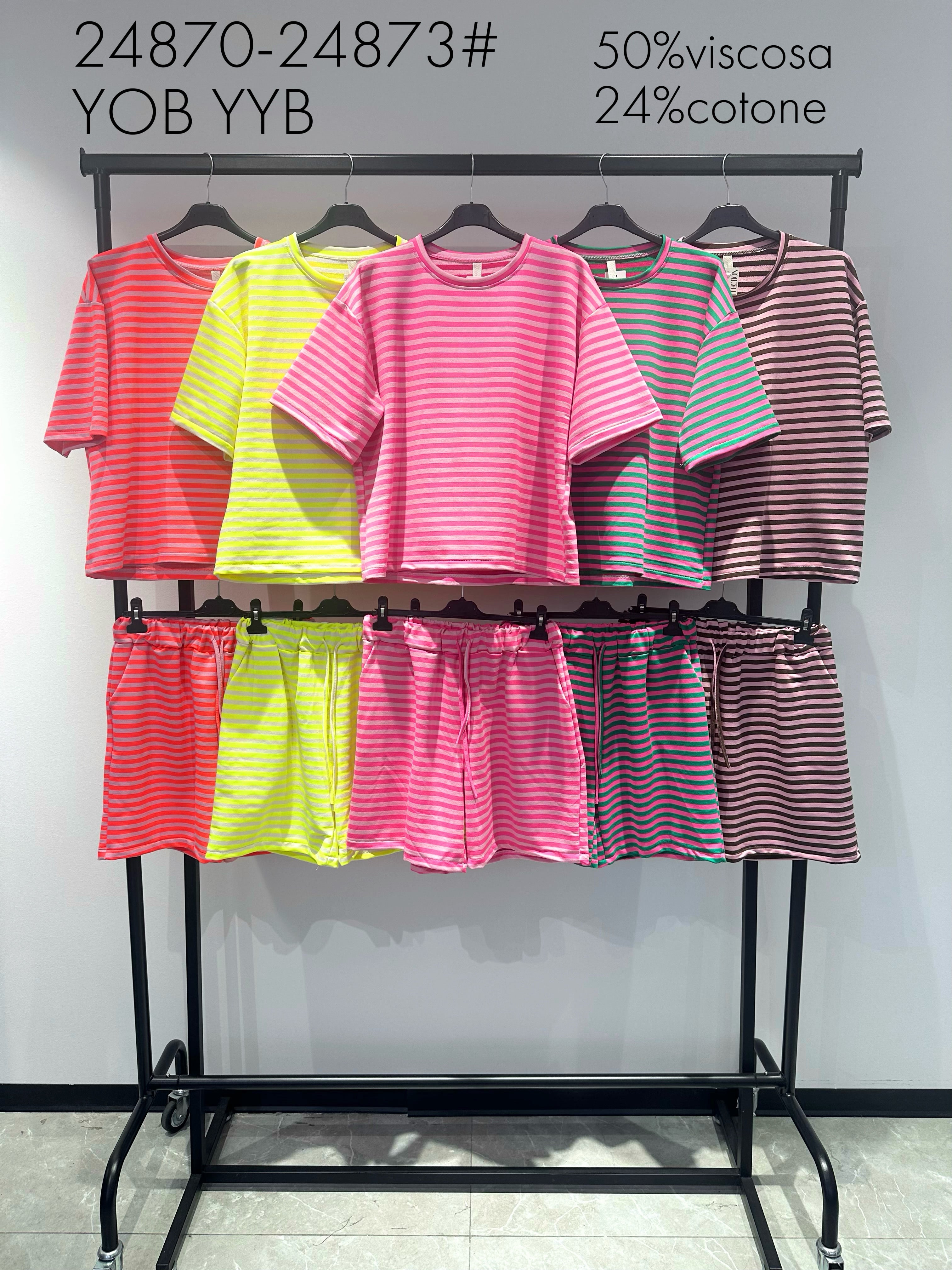 Striped set