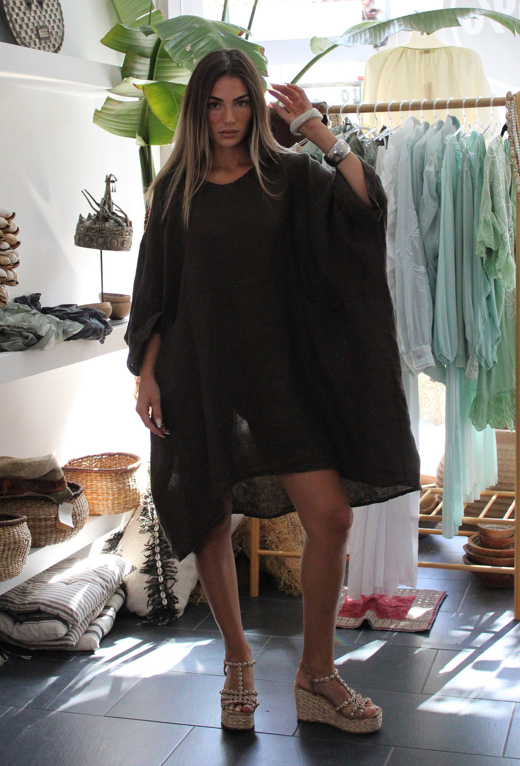 100% Pure Lino Blouse