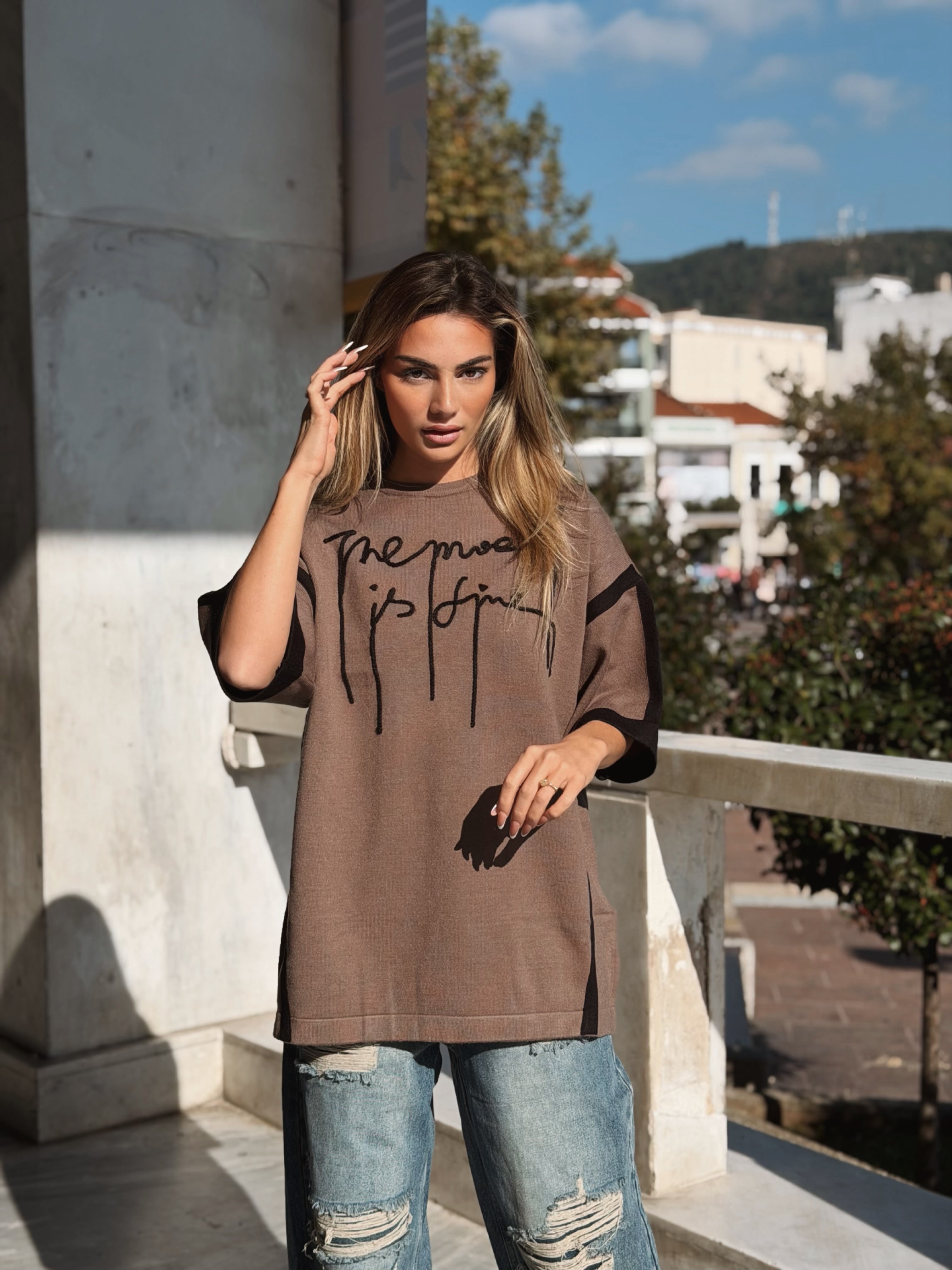 The mood is fine Sweater