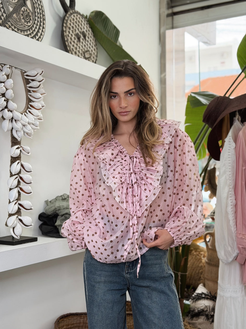 Polka Dot Blouse
