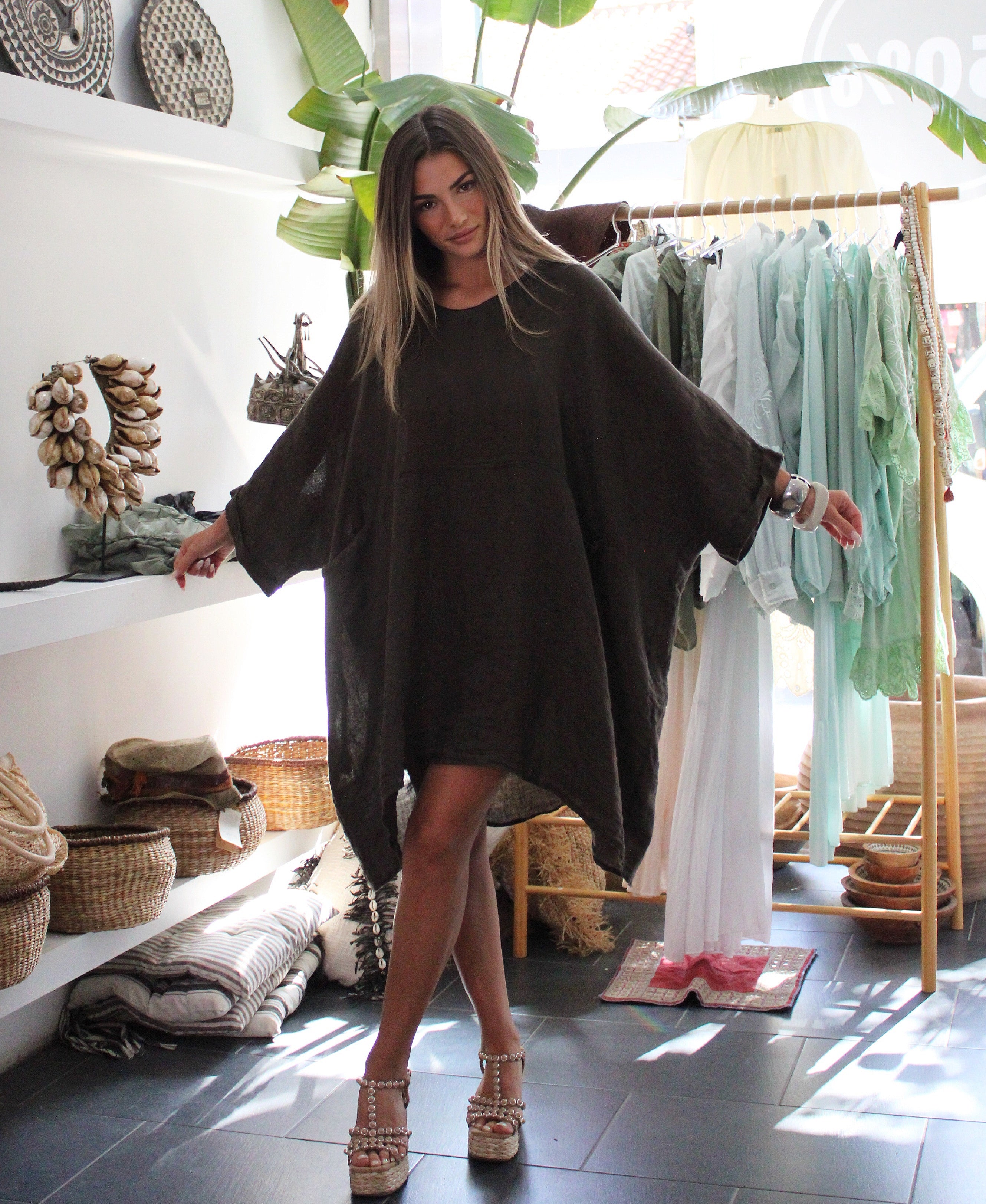 100% Pure Lino Blouse