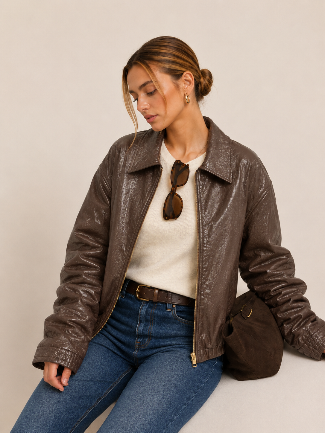 Faux leather Jacket