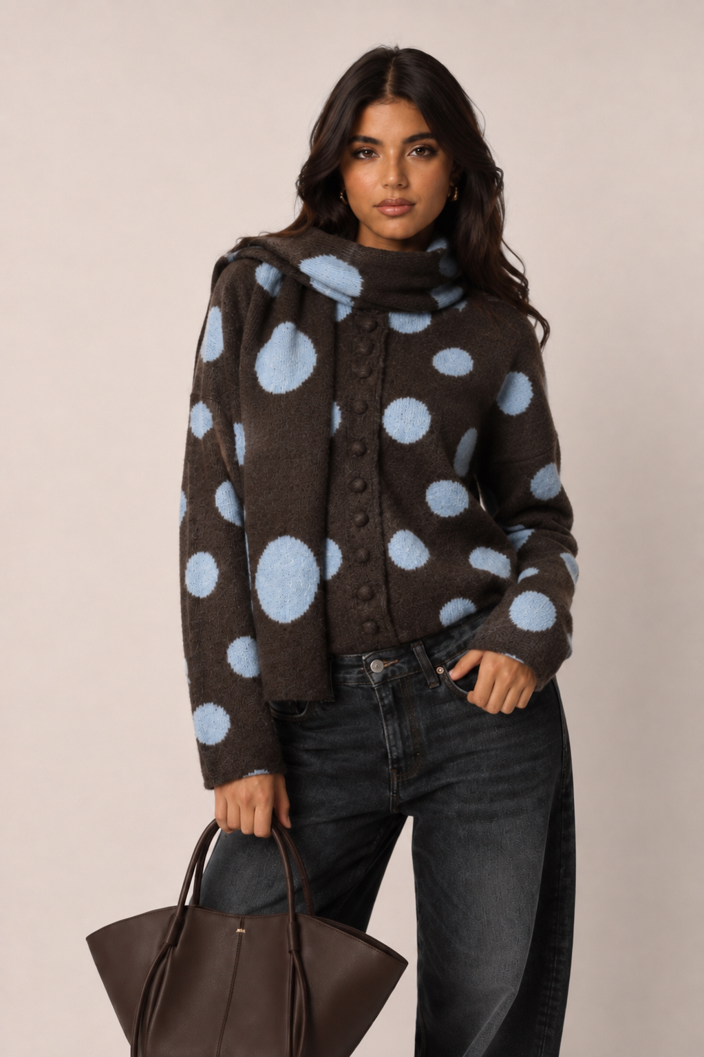 2 piece pullover me scarf