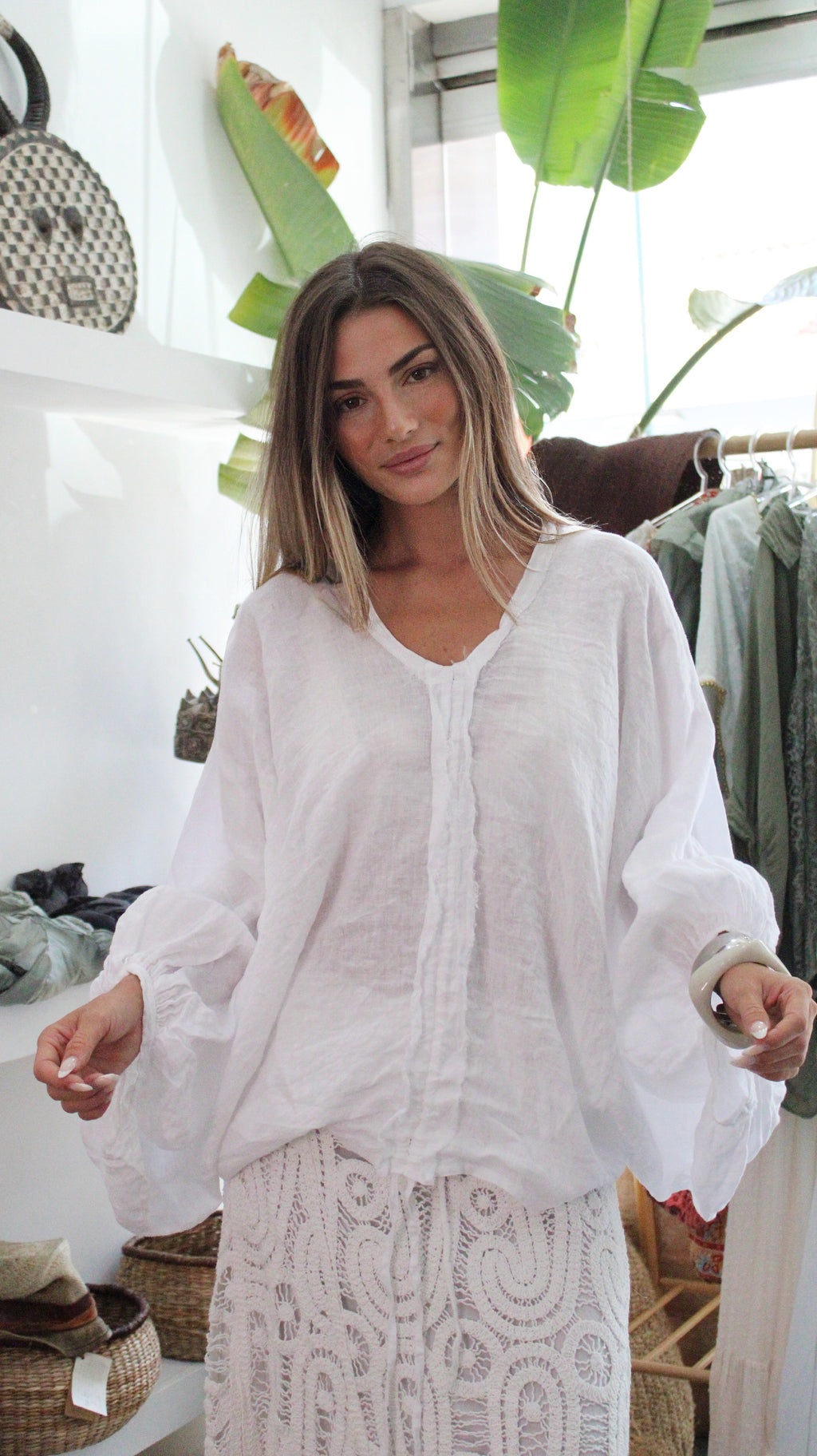 Premium Linen blouse
