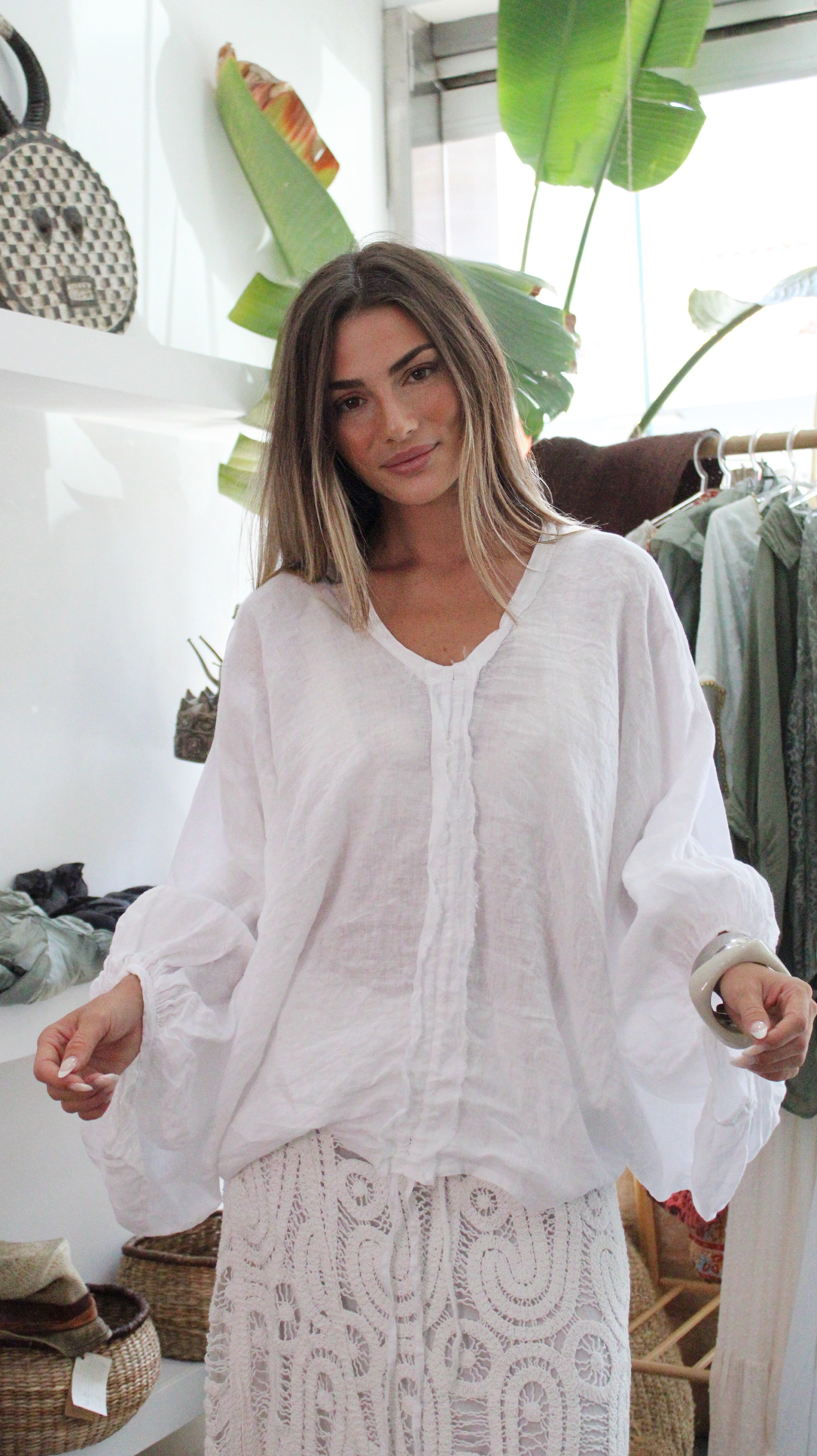 Premium Linen blouse