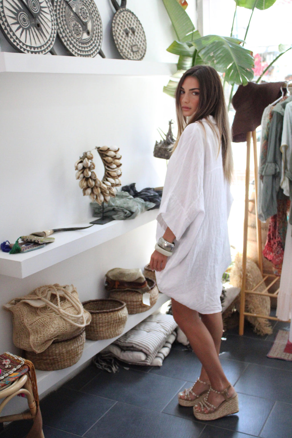 100% Pure Lino Blouse NB.1