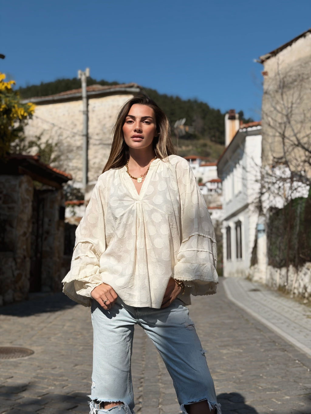 POUA BOHO BLOUSE