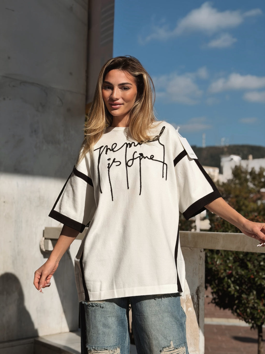 The mood is fine Sweater