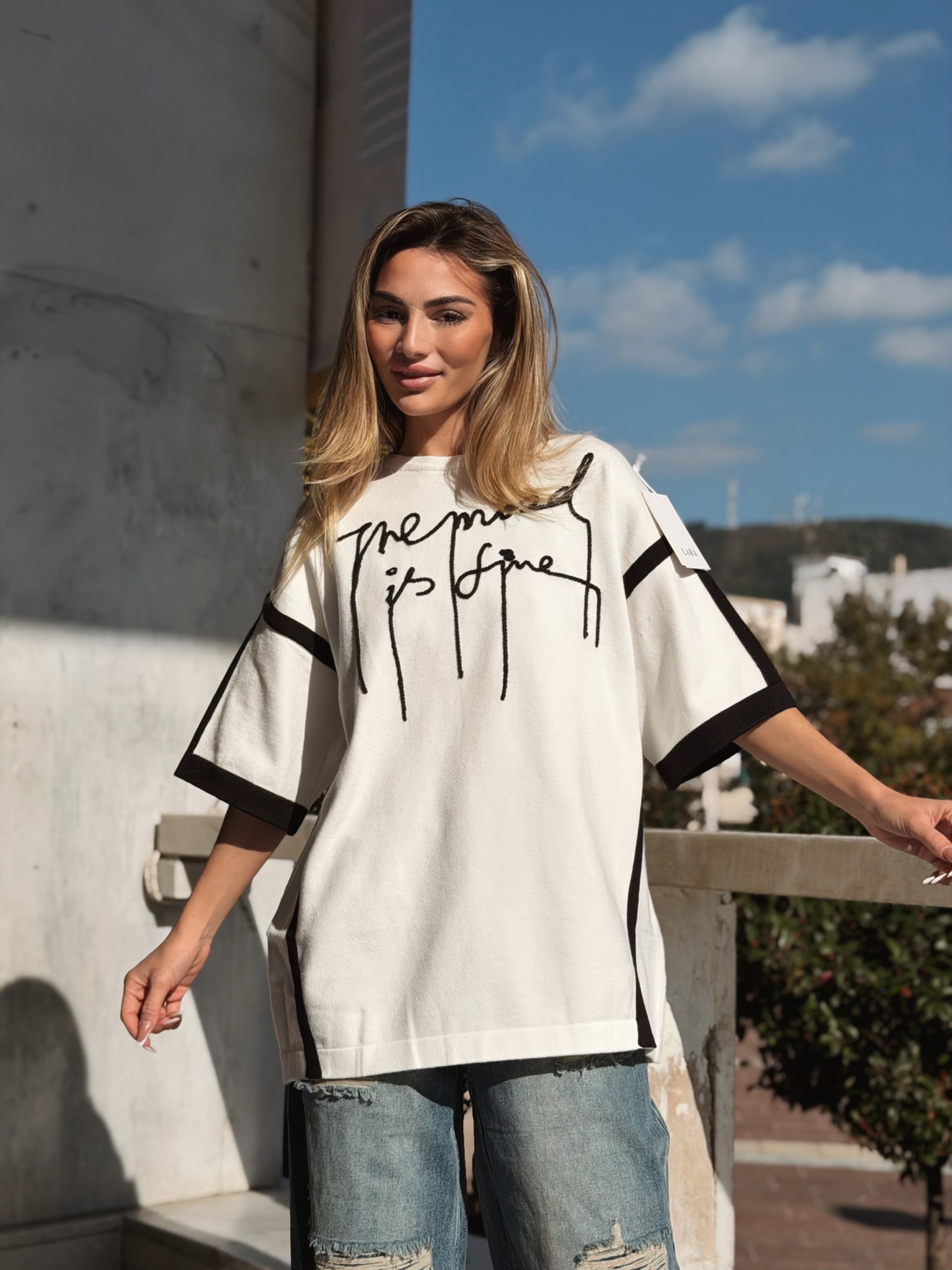 The mood is fine Sweater