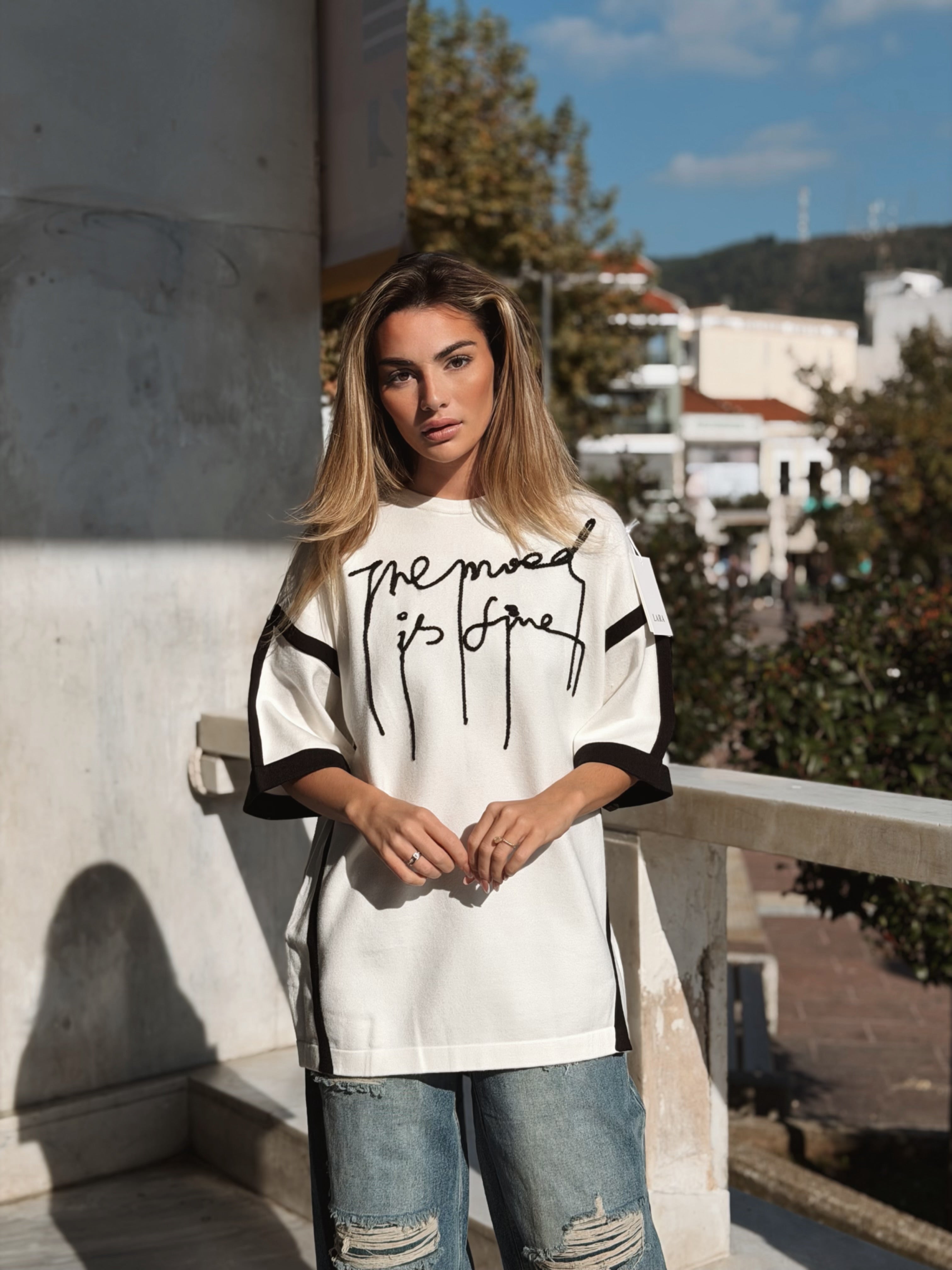 The mood is fine Sweater
